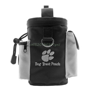 1PC Black Dogs Treat Bags Pet Dog Puppy Obedience Agility Bait Training Waterproof Food Treat Pouch Bag