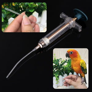 OOTDTY Parrots Bird Feeding Syringe Epidemic Prevention Treatment Injector Canary Finch