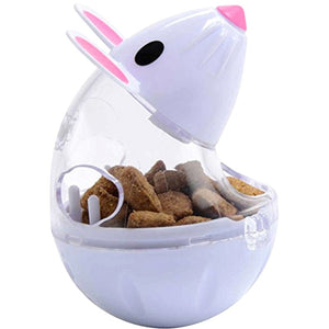 Cat Food Leak Toys Pet Feeder Toy Cat Mice Shape Food Rolling Leakage Dispenser Bowl Playing Training Educational Toys For Cats
