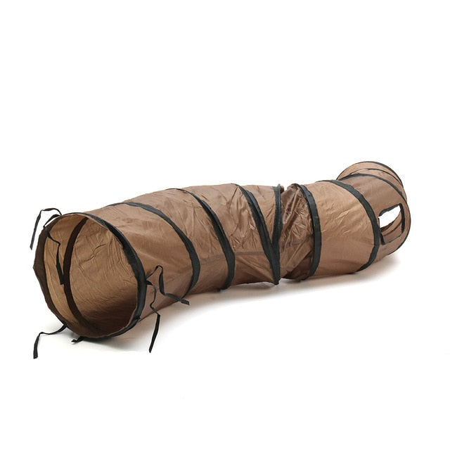 Pet Funny Toy Foldable S Shape Pet Cat Tunnel Play Tubes Balls Crinkle design House Toys Puppy Rabbit Play Dog Tunnel Tubes