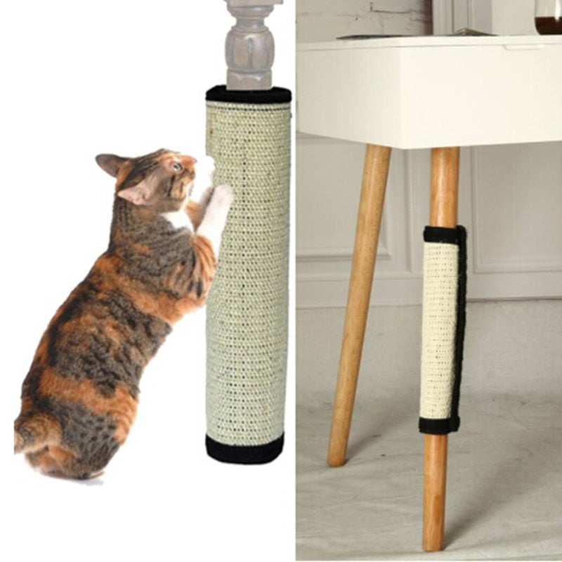 Cat Scratch Pad Board Protecting Furniture Foot Natural Sisal Cat Scratching Post Toy For Cats Tower Climbing Tree New