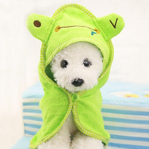 Cute Pet Dog Towel Soft Drying Bath Pet Towel For Dog Cat Hoodies Puppy Super Absorbent Bathrobes Cleaning Necessary supply 30