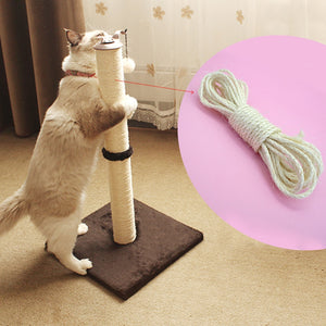 10M Sisal Rope For Cat Tree DIY Scratching Post Toys Scratch Board Chair Legs Binding Rope For Cat Sharpen Claw Cat Supplies